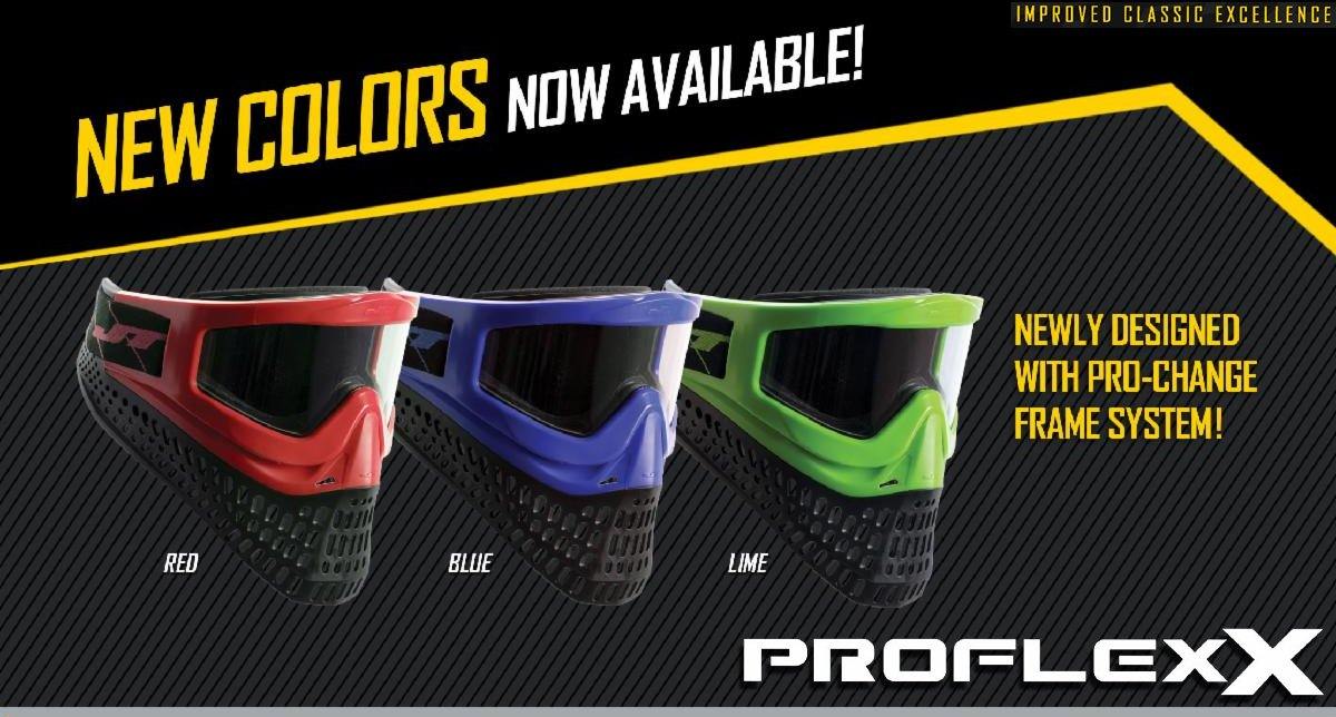 NEW COLORS!!! JT Proflex X Thermal Paintball Masks Available Now! - PaintballDeals.com