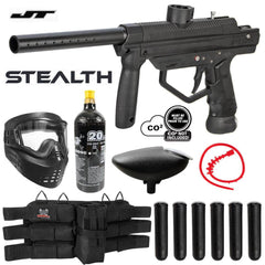Maddog JT Stealth Tactical Titanium CO2 Paintball Gun Marker Starter Package JT Paintball