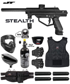 Maddog JT Stealth Tactical Protective HPA Paintball Gun Marker Starter Package JT Paintball