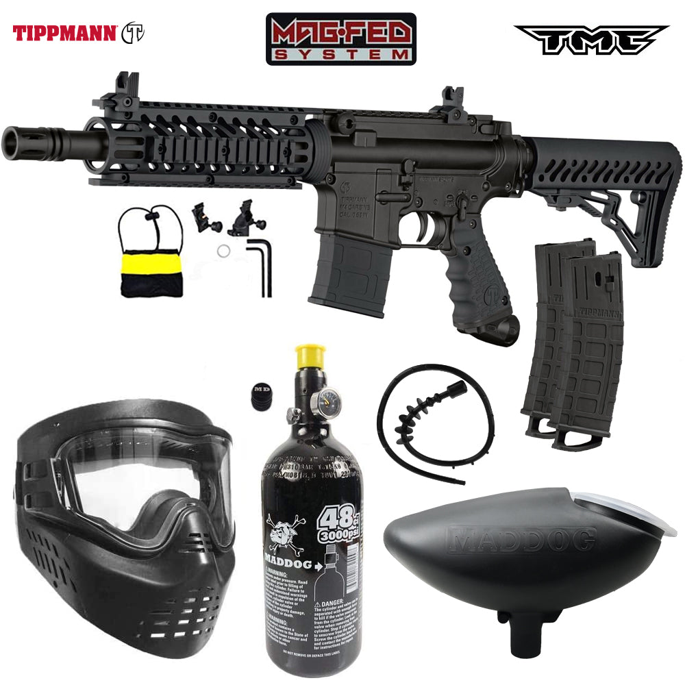Tippmann TMC MAGFED Paintball Gun Marker Packages | Maddog All-In-One Starter Kits