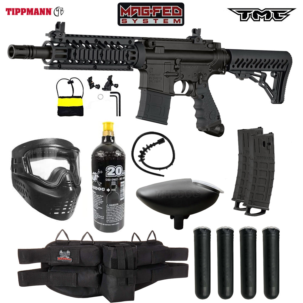 Tippmann TMC MAGFED Paintball Gun Marker Packages | Maddog All-In-One Starter Kits