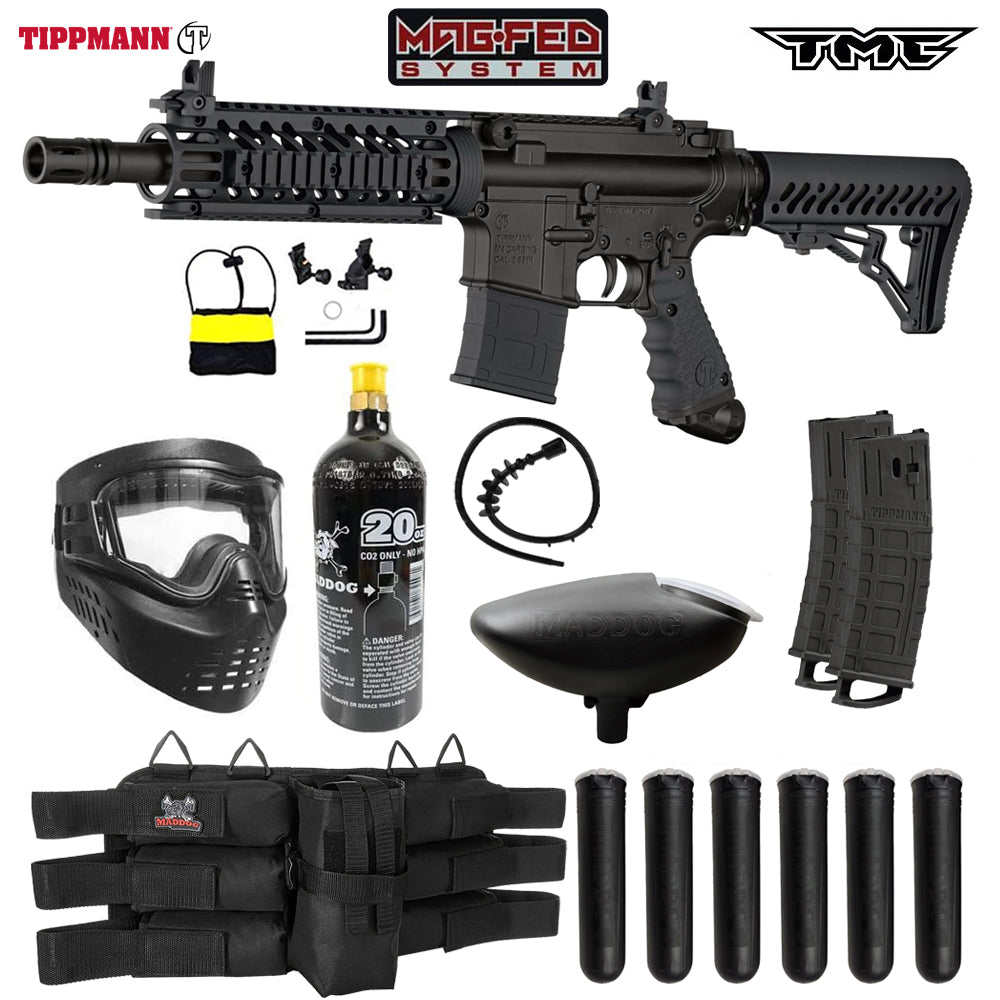 Tippmann TMC MAGFED Paintball Gun Marker Packages | Maddog All-In-One Starter Kits