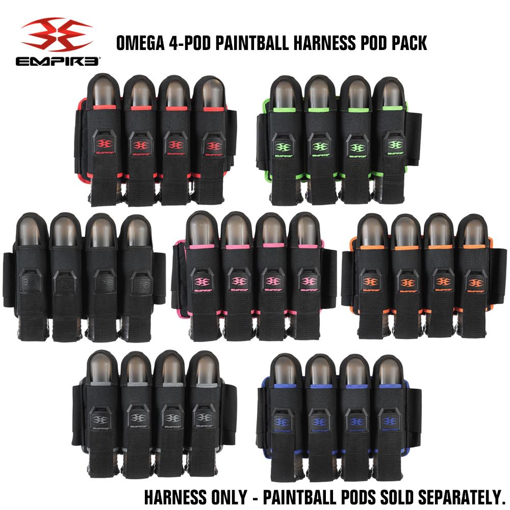 Empire Omega 4-Pod Paintball Harness Pod Pack