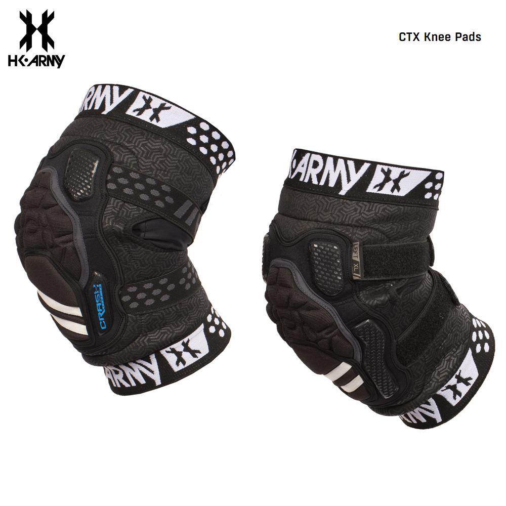 HK Army CTX Knee Pads – Performance Knee Protection std config, knee pads, secure knee support, for diving and crawling, kit layout