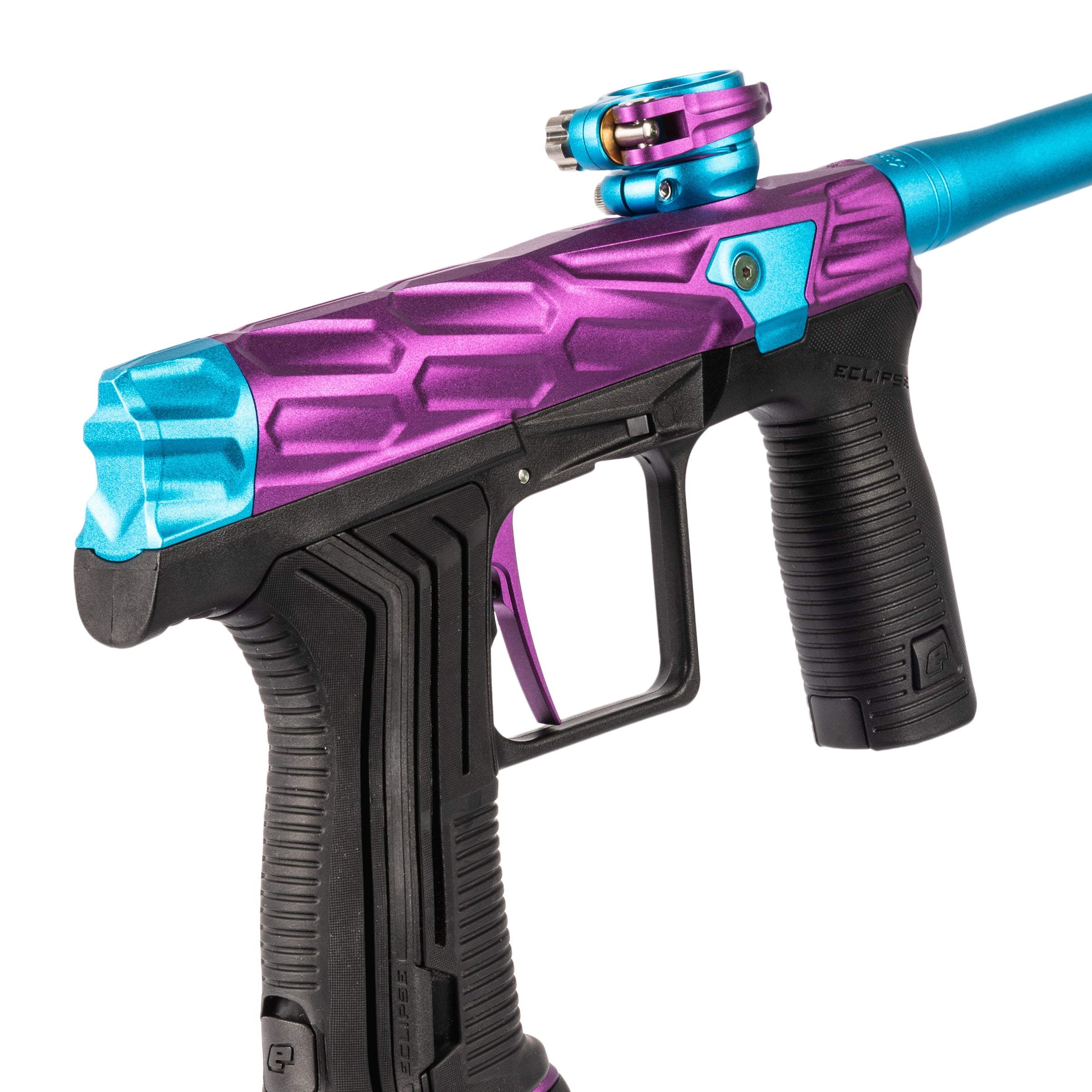 HK Army x Planet Eclipse ETHA3 Fracture Olive Electronic Gun std config, marker, ready to play feel, for woodsball play, alt angle