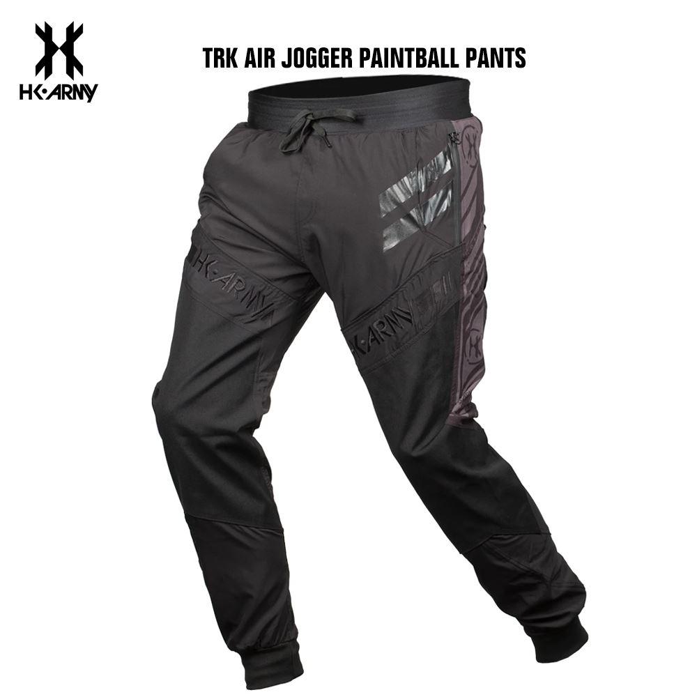 HK Army TRK Air Jogger Pants – Lightweight Performance Blackout color, pants, durable slide protection, for diving and sliding, hero view