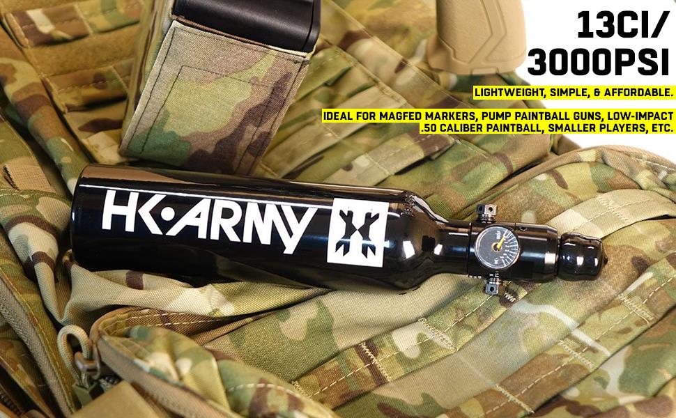 CLEARANCE HK Army 13/3000 Aluminum Compressed Air HPA Paintball Tank - USED But Not Abused | 2025 Hydro