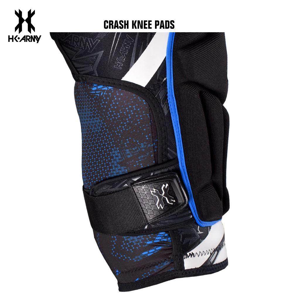 HK Army Crash Knee Pads – Lightweight Tactical Protection std config, knee pads, impact protection, for diving and crawling, rear angle