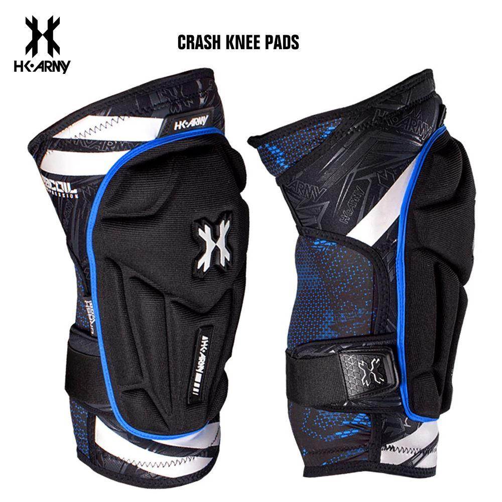 HK Army Crash Knee Pads – Lightweight Tactical Large size, knee pads, comfortable slide coverage, for diving and crawling, side profile
