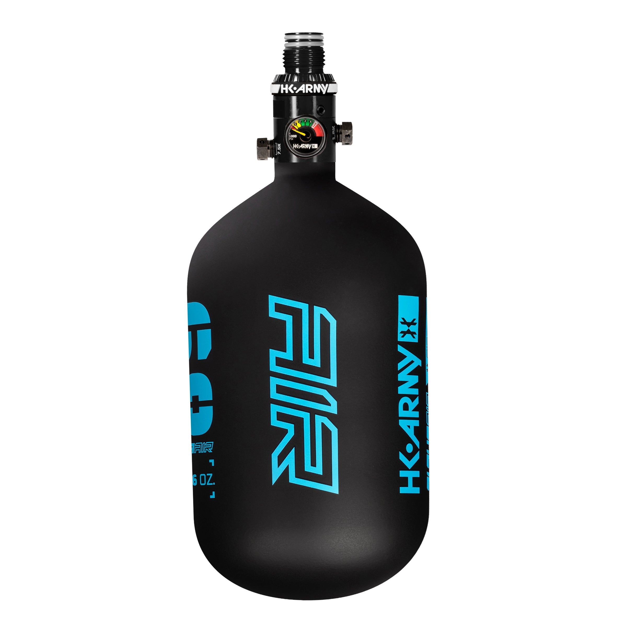 HK Army Alpha Air 68ci 4500 PSI Carbon Fiber Tank Bottle w/ HP8 Regulator - Abyss