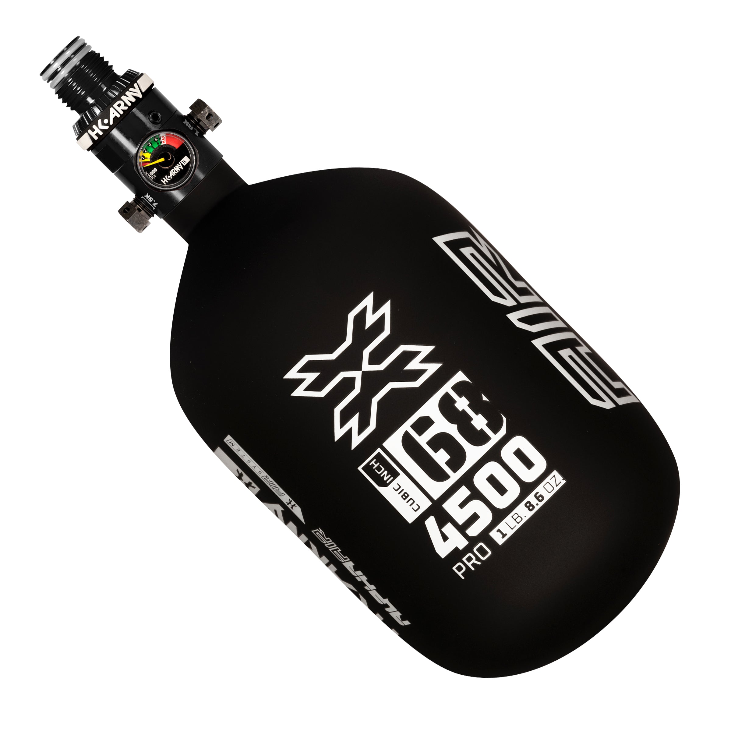 HK Army Alpha Air 68ci 4500 PSI Carbon Fiber Tank Bottle w/ HP8 Regulator - Shadow