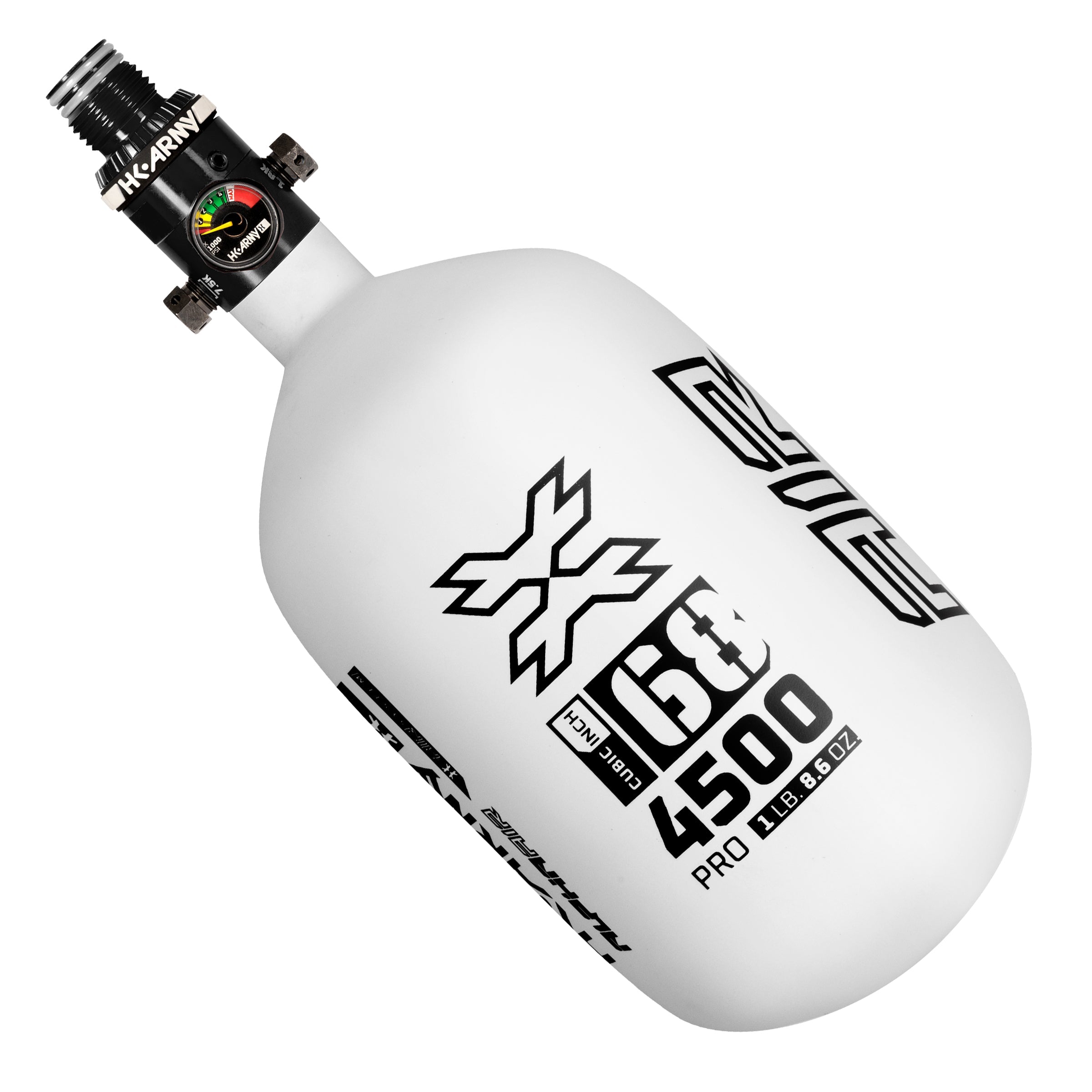 HK Army Alpha Air 68ci 4500 PSI Carbon Fiber Tank Bottle w/ HP8 Regulator - Blizzard