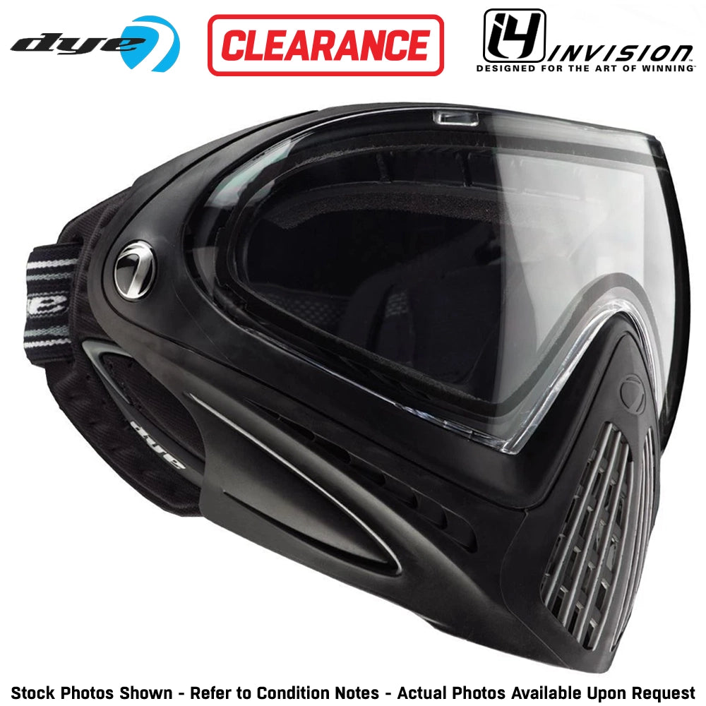 Clearance DYE i4 Thermal Paintball Mask | Low-Profile Goggles - Open Box / Used