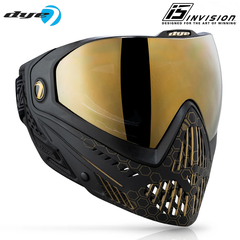 Dye I5 Thermal Paintball Mask Goggles with GSR Pro Strap