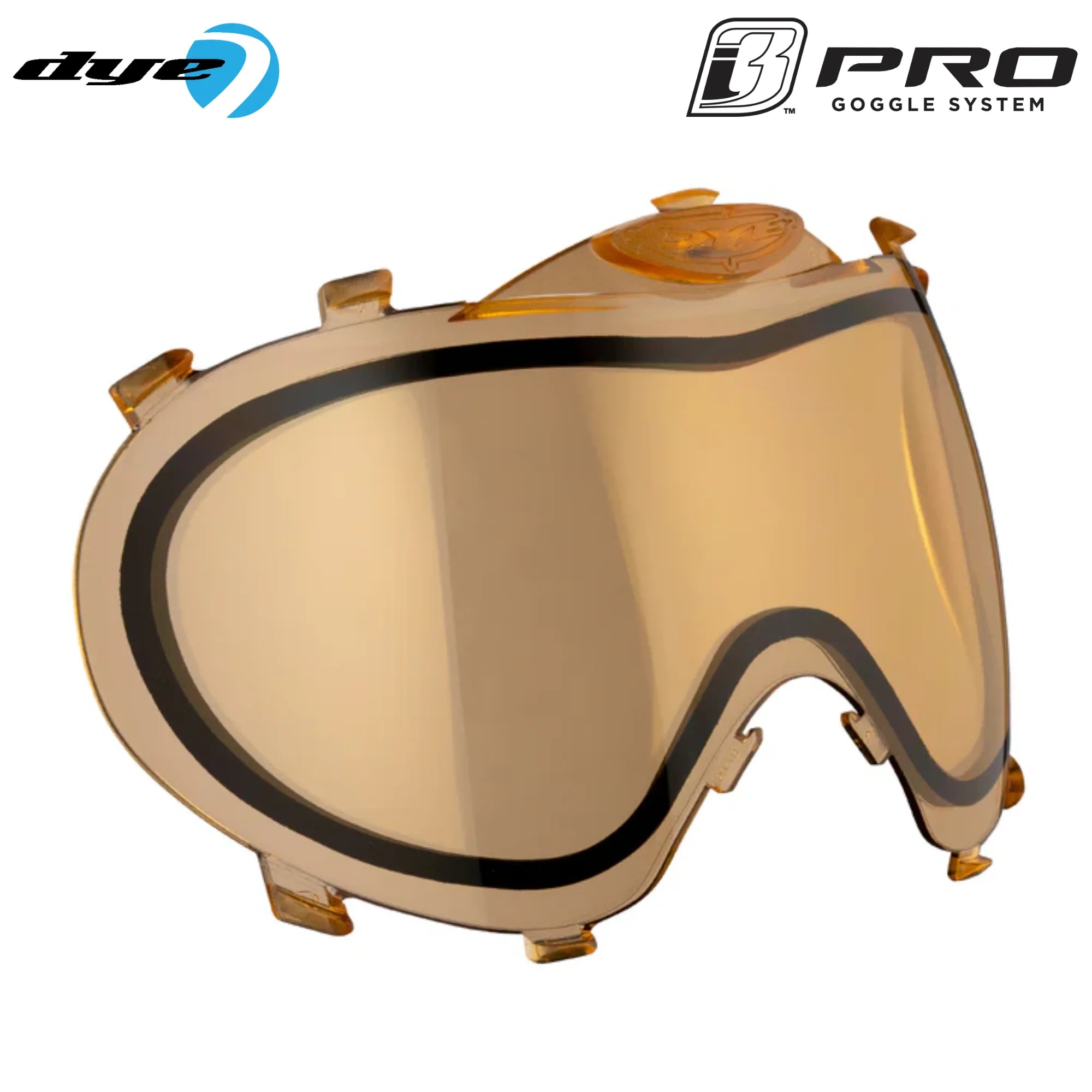 DYE i3 Pro Thermal Lens – Anti-Fog Replacement Goggle Northern Fire color, mask lens, clear field vision, for clear vision, close detail