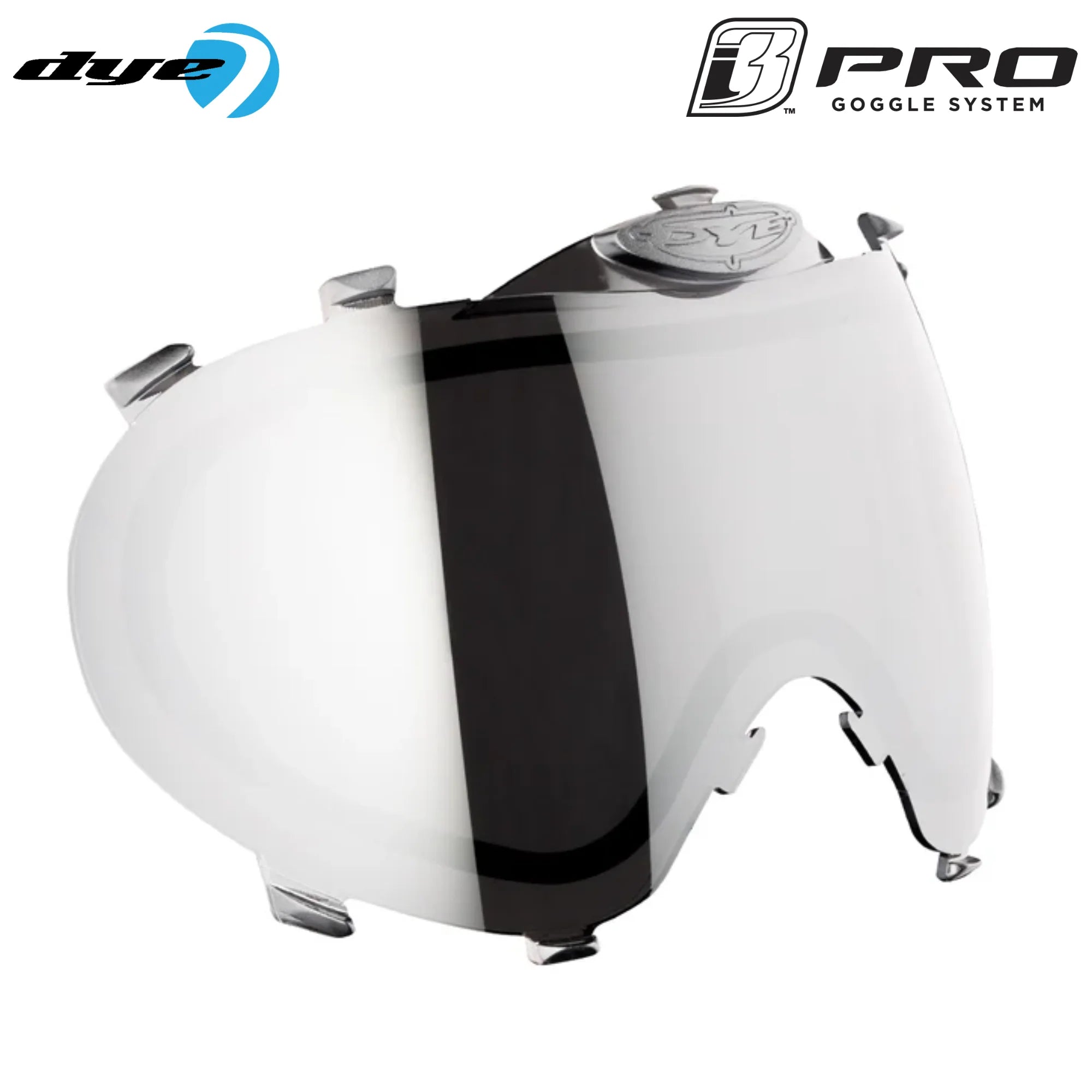 DYE i3 Pro Thermal Lens – Anti-Fog Replacement Goggle Lens Smoke / Silver color, mask lens, anti fog clarity, for clear vision, studio view