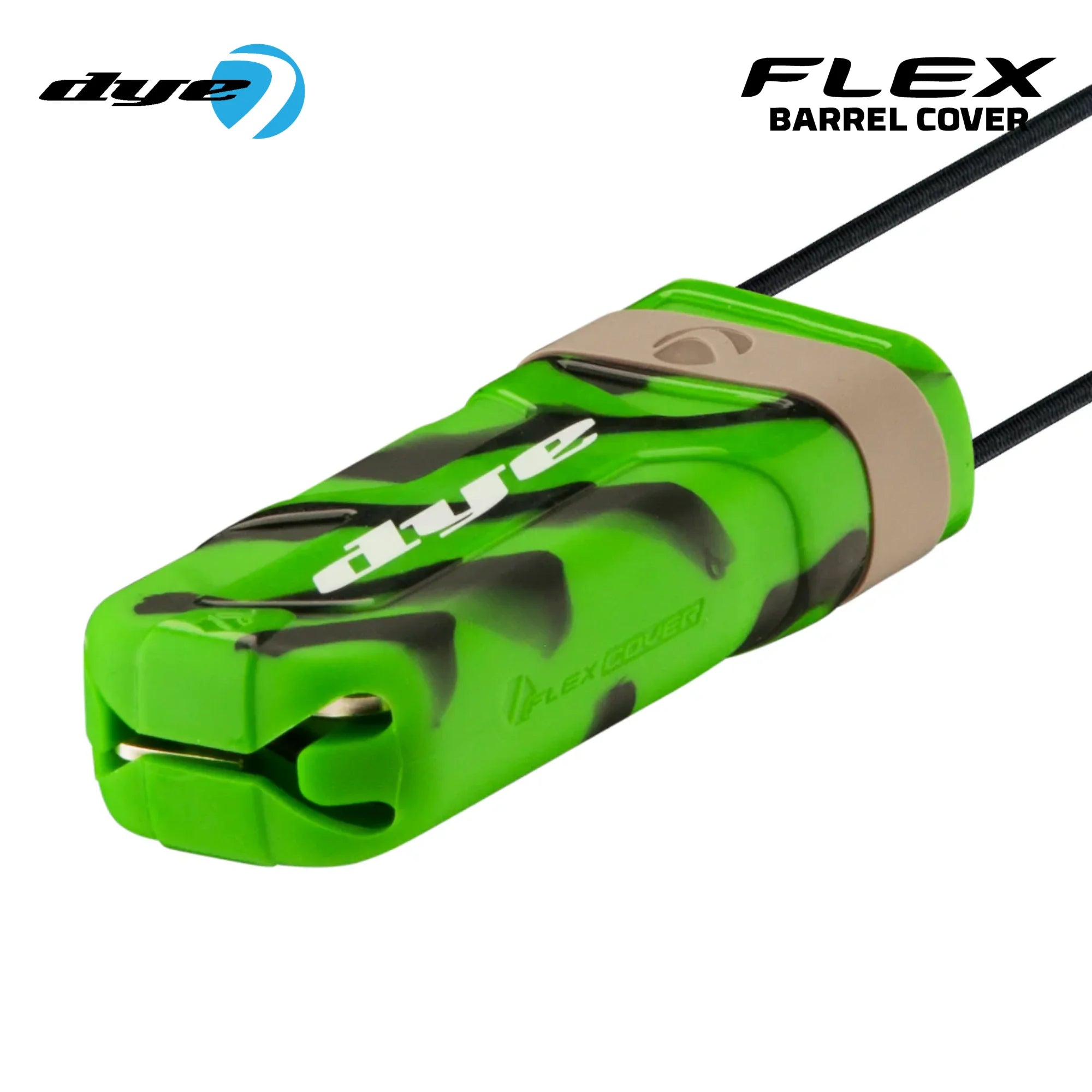 DYE Flex TWST Barrel Cover Sock – Safety Barrel std config, marker barrel, accurate shot control, for tighter groupings, setup view