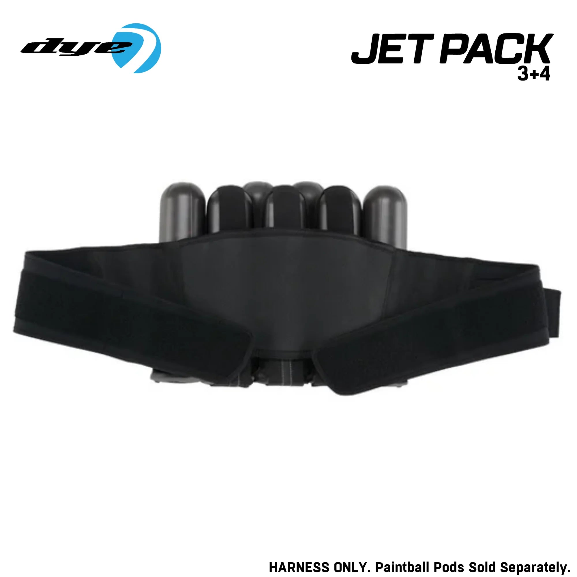 Dye Jet Pack Paintball Harness – 3+4 or 4+5 Pod Pack