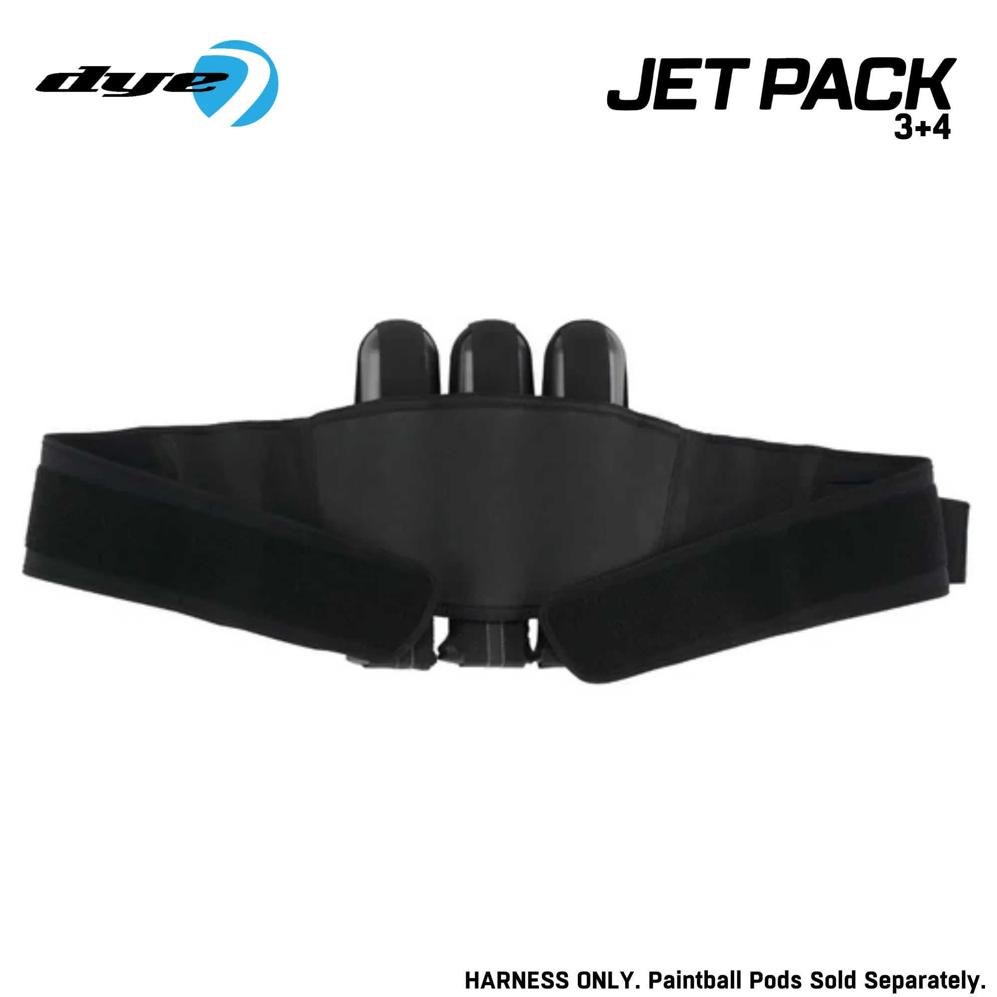Dye Jet Pack Paintball Harness – 3+4 or 4+5 Pod Pack