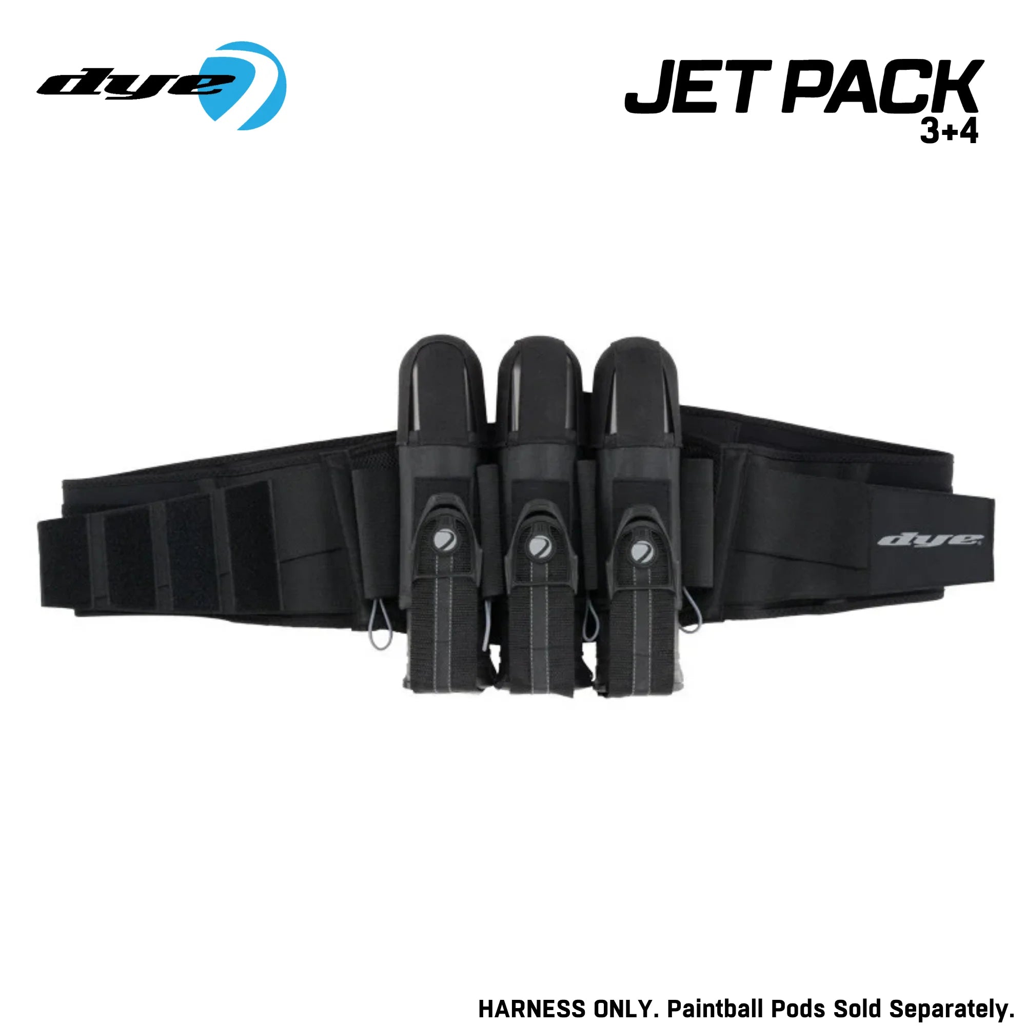 Dye Jet Pack Paintball Harness – 3+4 or 4+5 Pod Pack