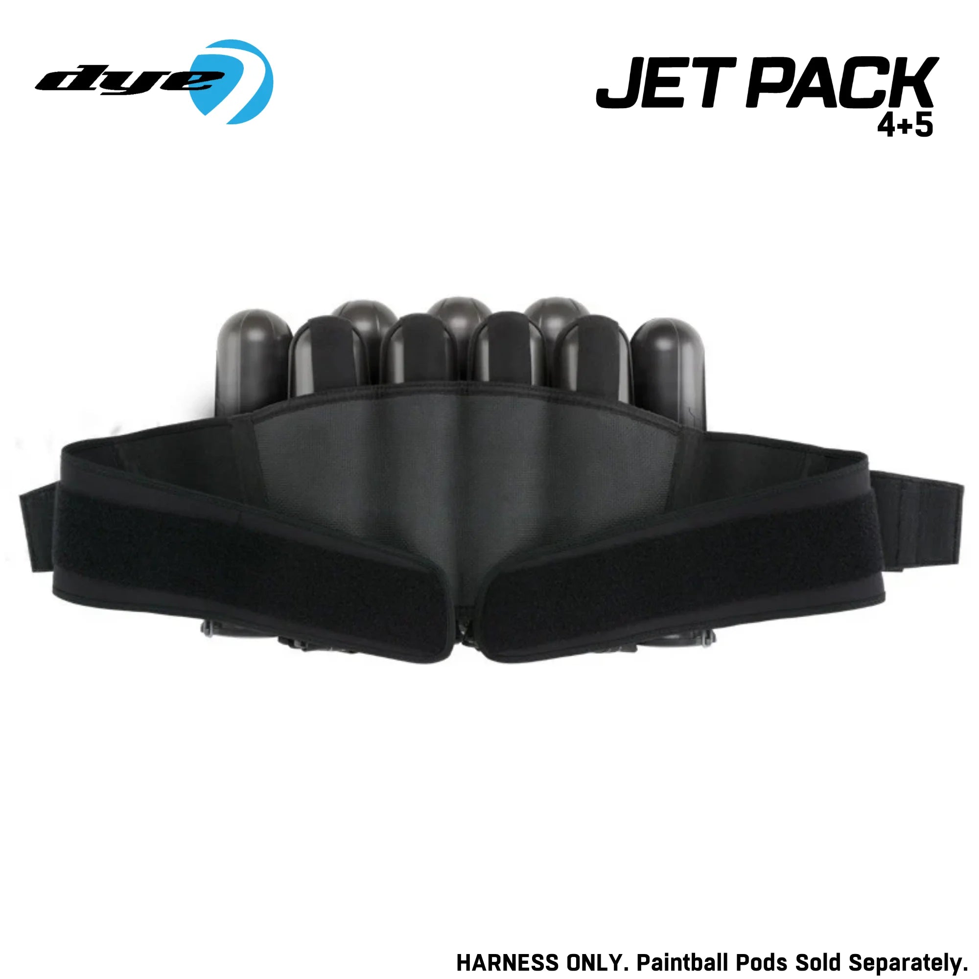 Dye Jet Pack Paintball Harness – 3+4 or 4+5 Pod Pack