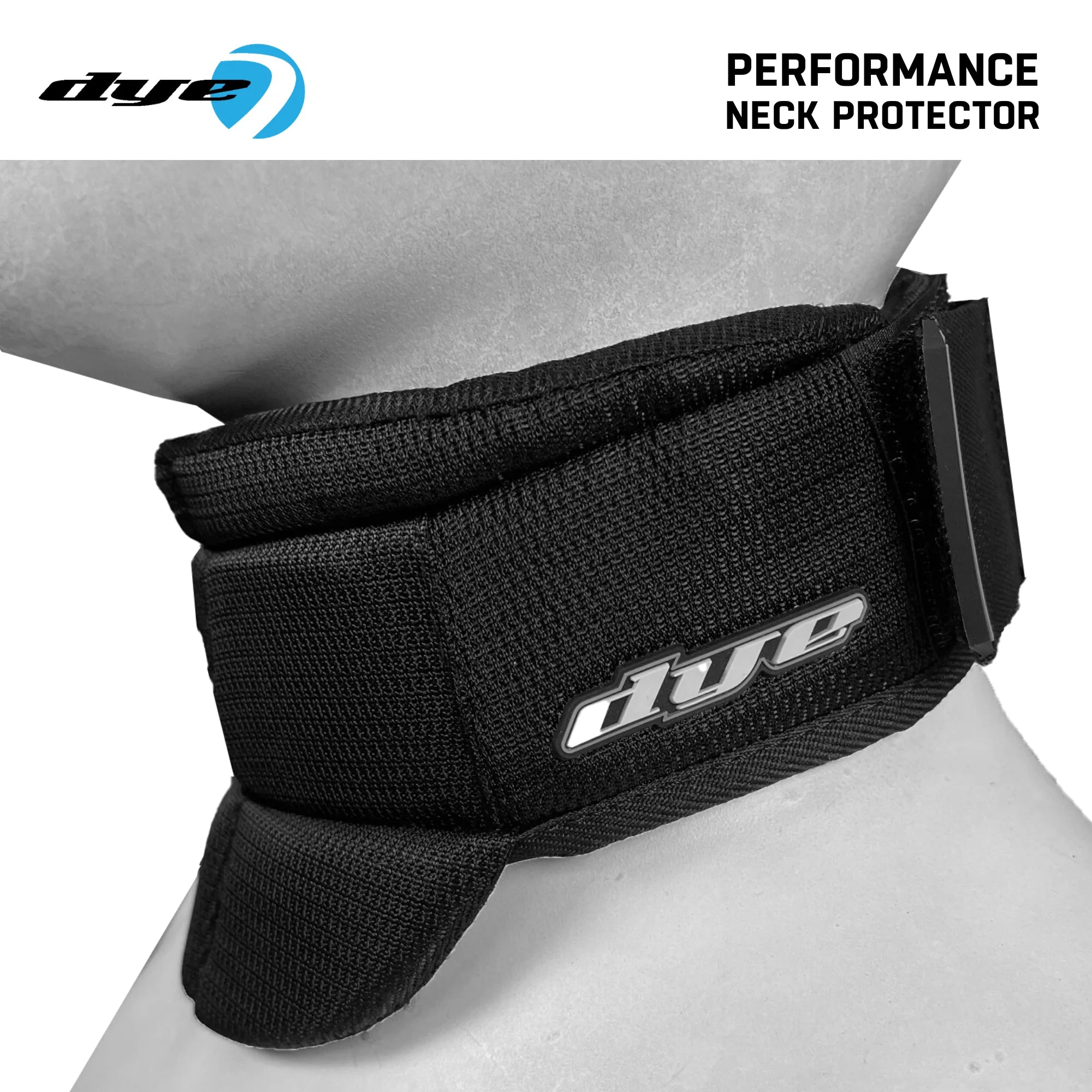 Dye Performance Neck Protector Black | Lightweight Paintball Neck Guard