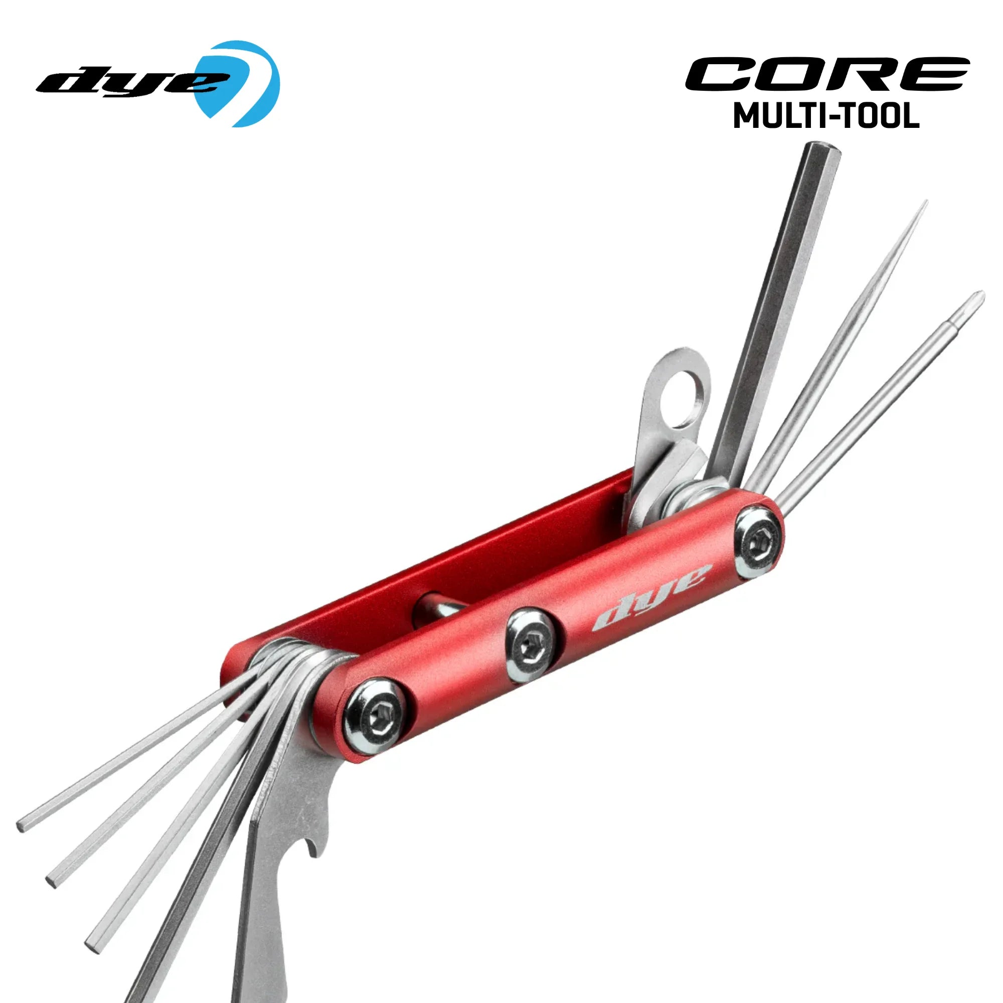Dye Core Multi Tool – Compact Marker Repair and Adjustment std config, marker, balanced shot feel, for woodsball play, top view
