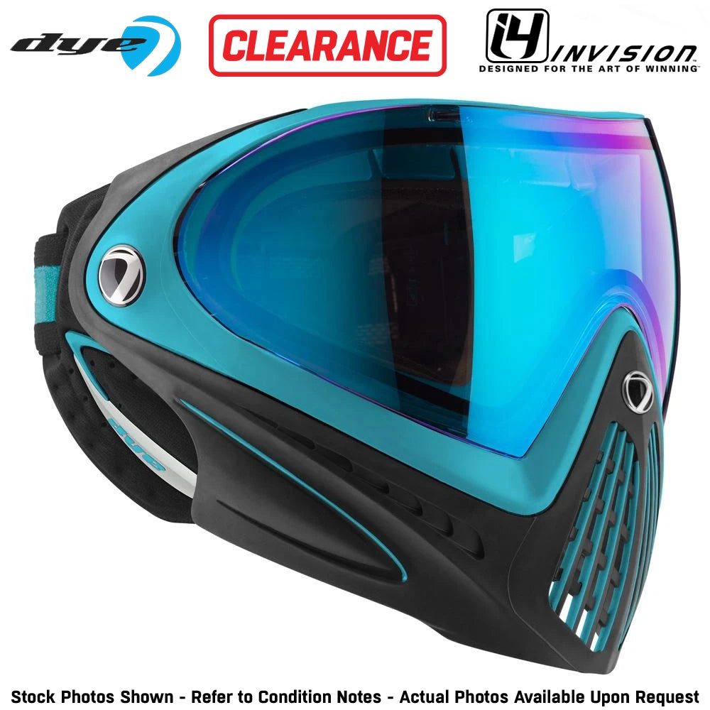 Clearance DYE i4 Thermal Paintball Mask | Low-Profile Goggles - Open Box / Used