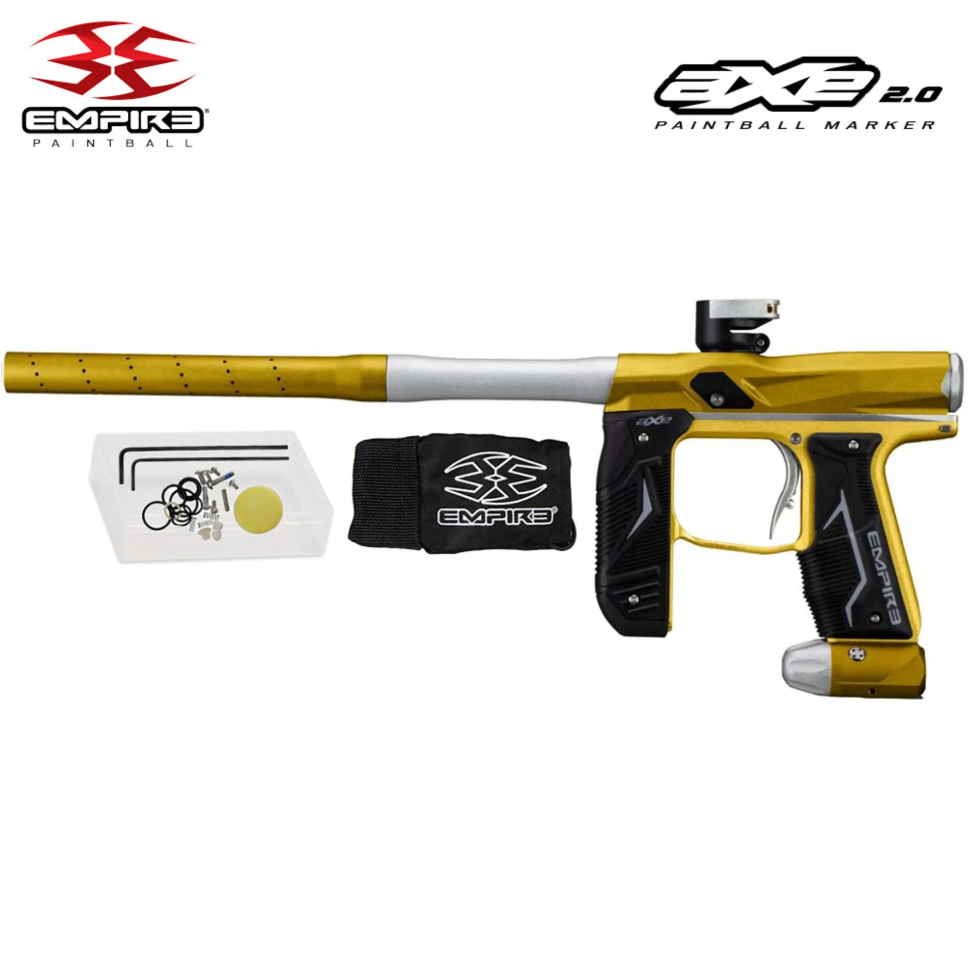 Empire Axe 2.0 Full Auto Electronic Paintball Gun Marker - Dust Black