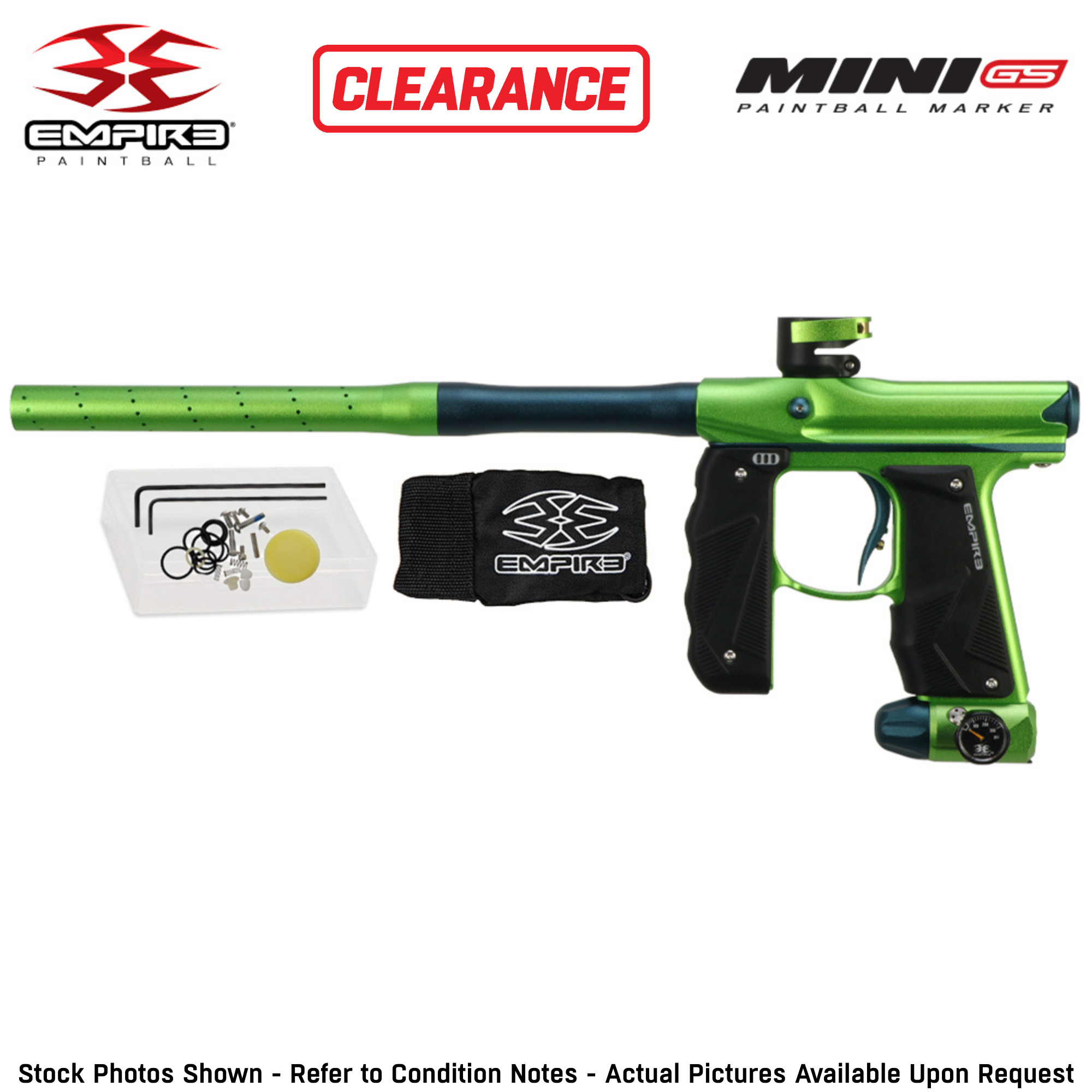 CLEARANCE Empire Mini GS Electronic Paintball Gun Marker - Full Auto | Tournament Ready - OPEN BOX / USED