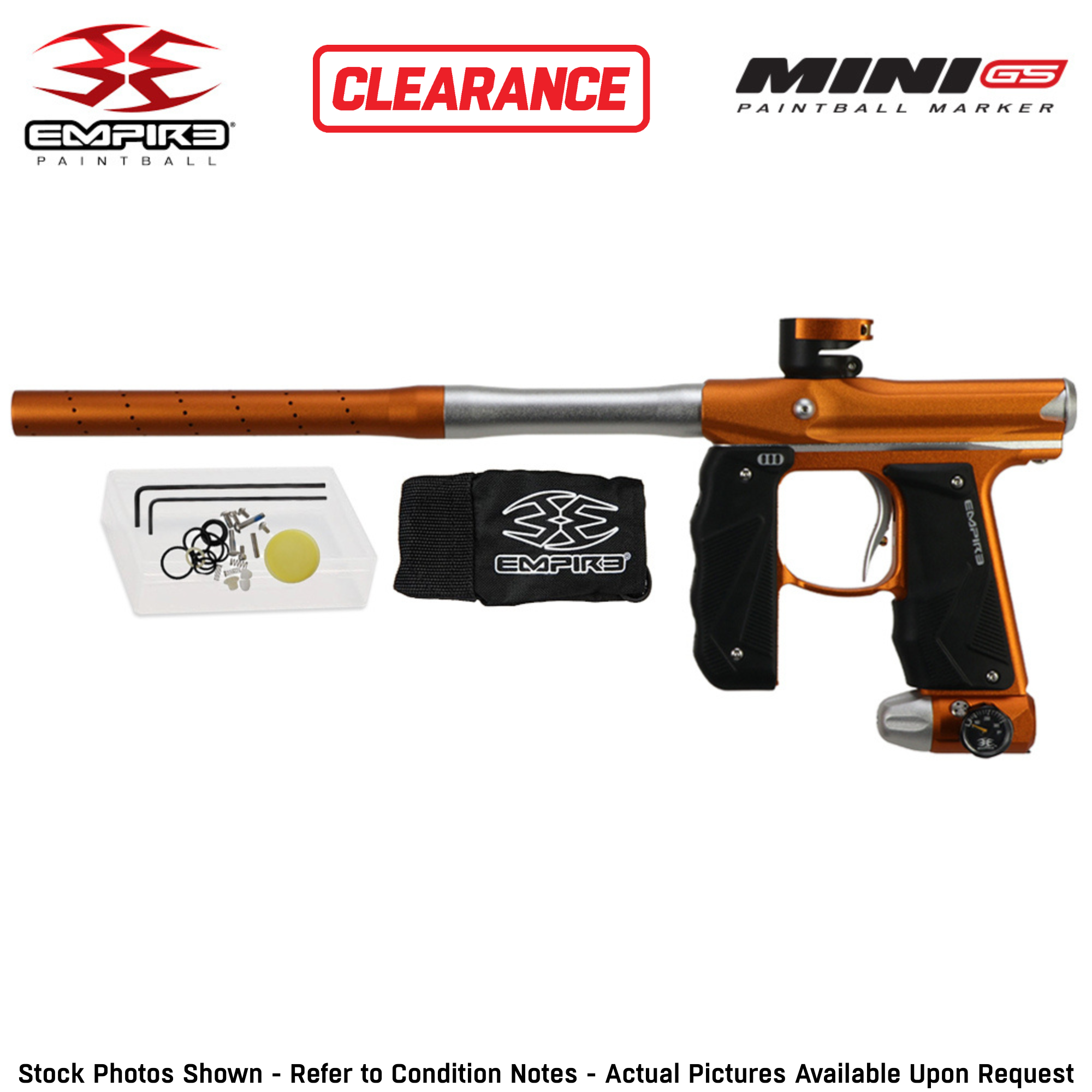 CLEARANCE Empire Mini GS Electronic Paintball Gun Marker - Full Auto | Tournament Ready - OPEN BOX / USED