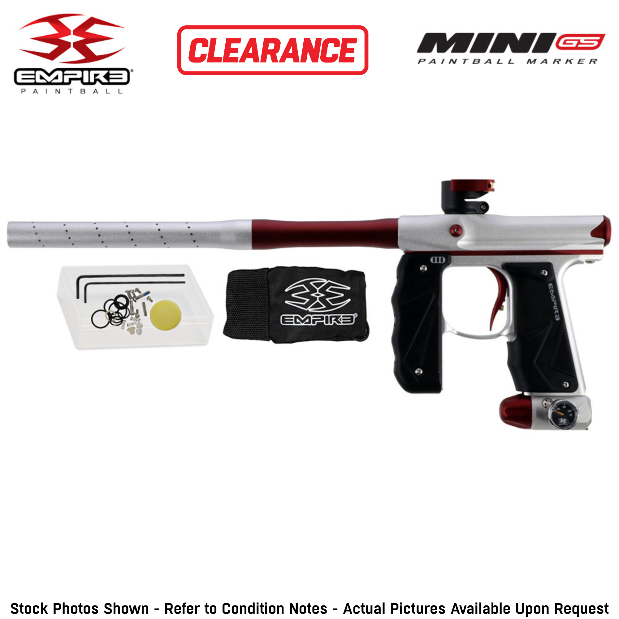 CLEARANCE Empire Mini GS Electronic Paintball Gun Marker - Full Auto | Tournament Ready - OPEN BOX / USED