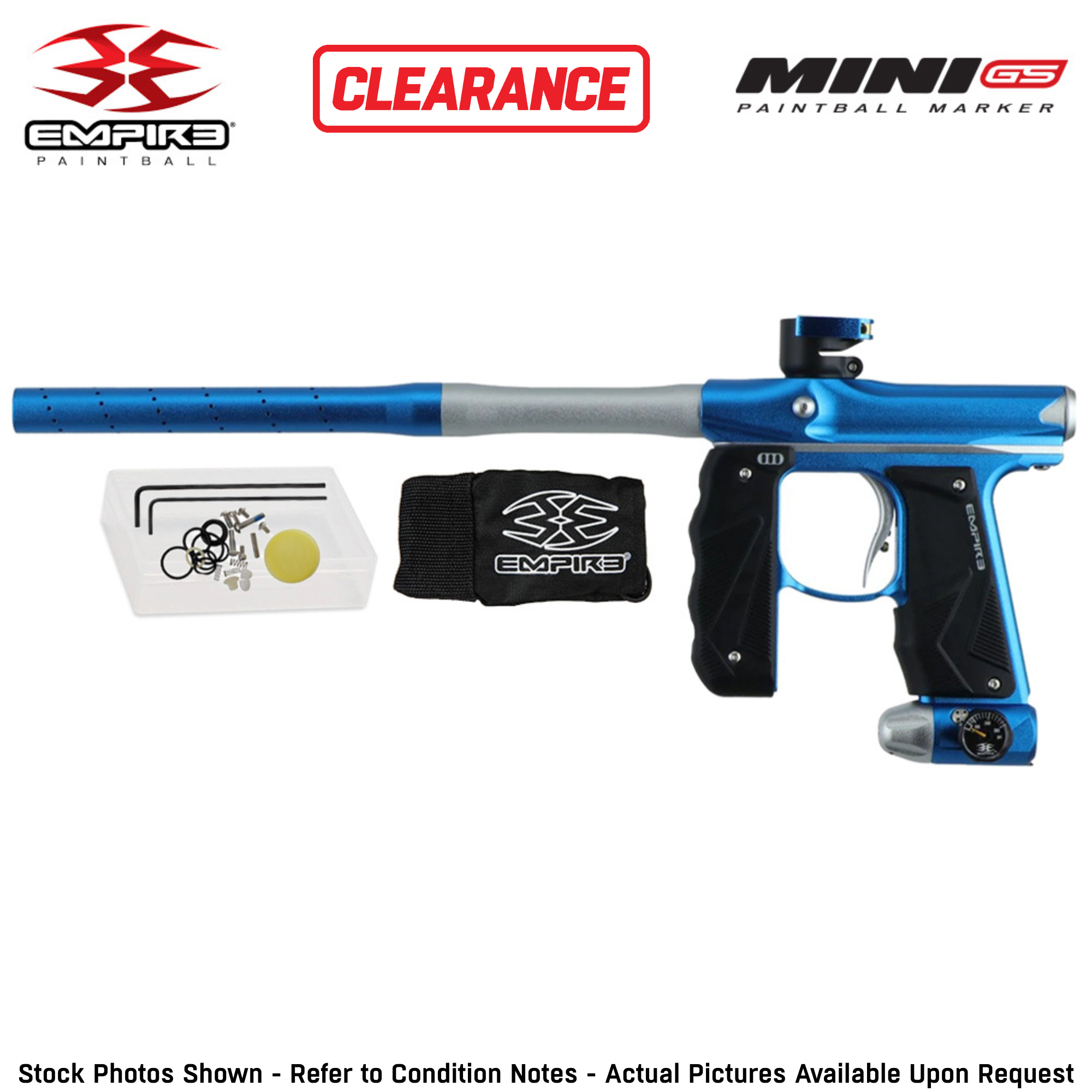 CLEARANCE Empire Mini GS Electronic Paintball Gun Marker - Full Auto | Tournament Ready - OPEN BOX / USED