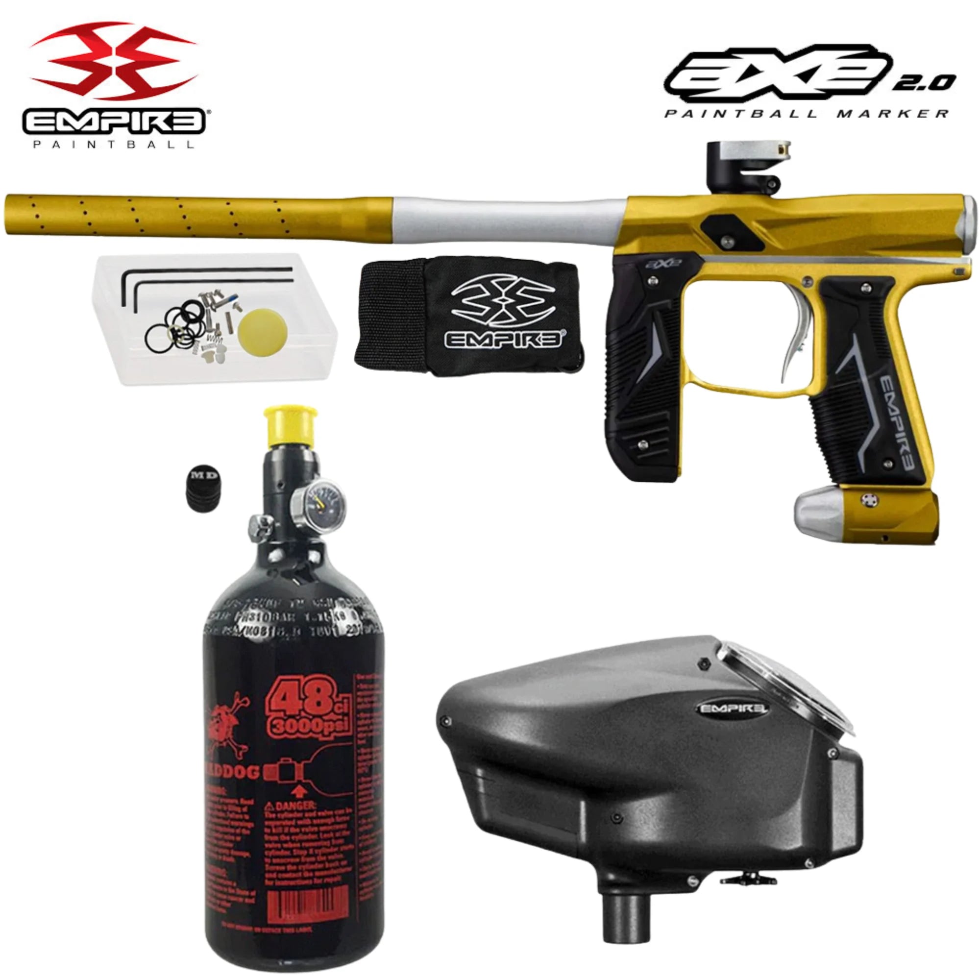 Empire Axe 2.0 Electronic Paintball Gun Marker Packages | Maddog All-In-One Starter Kits