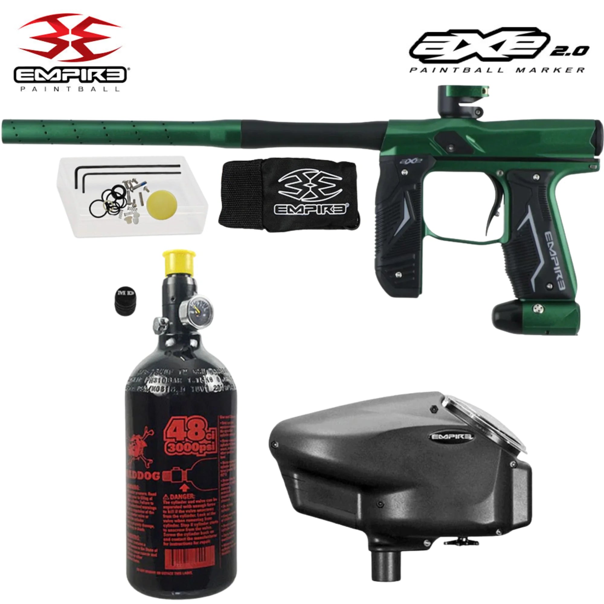 Empire Axe 2.0 Electronic Paintball Gun Marker Packages | Maddog All-In-One Starter Kits