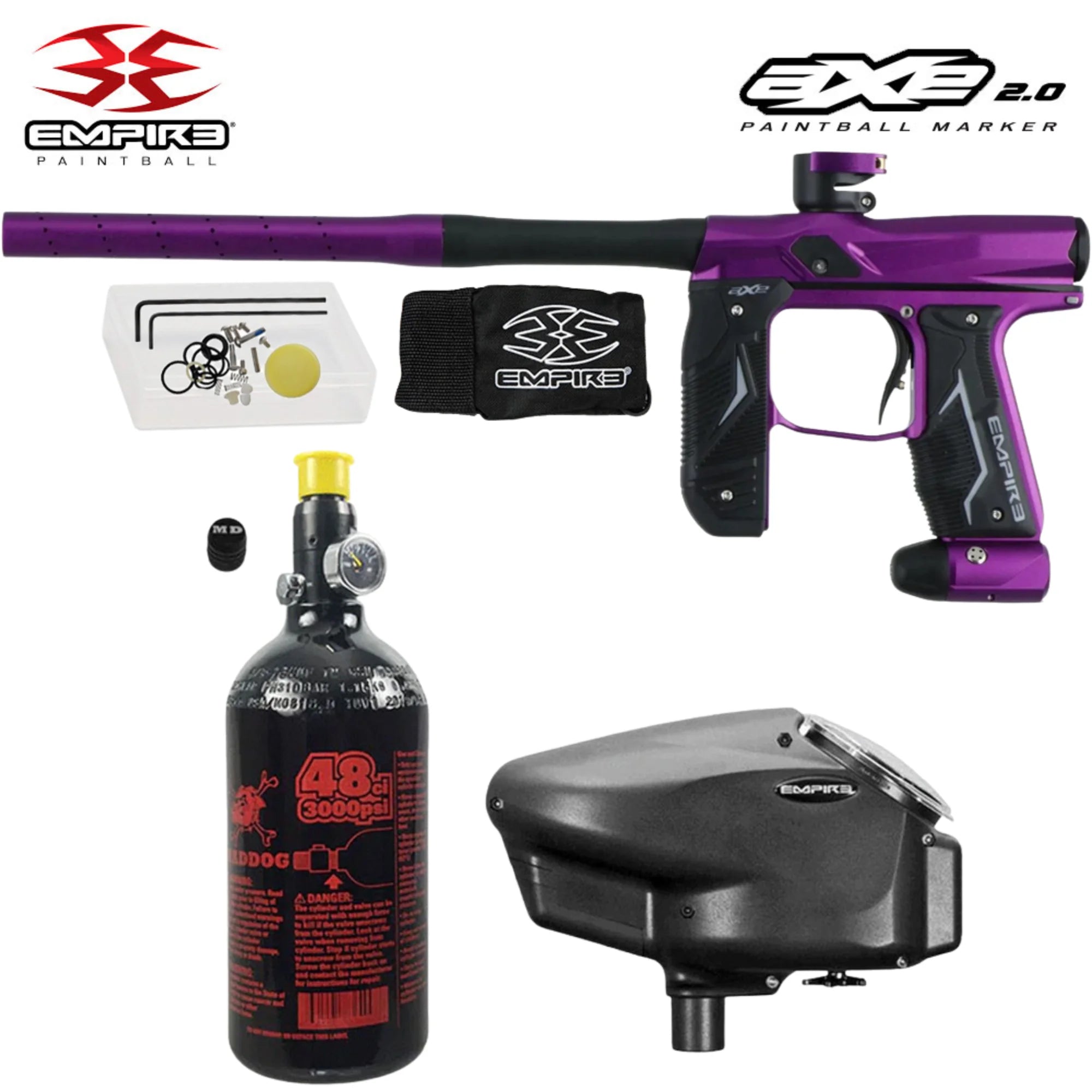 Empire Axe 2.0 Electronic Paintball Gun Marker Packages | Maddog All-In-One Starter Kits