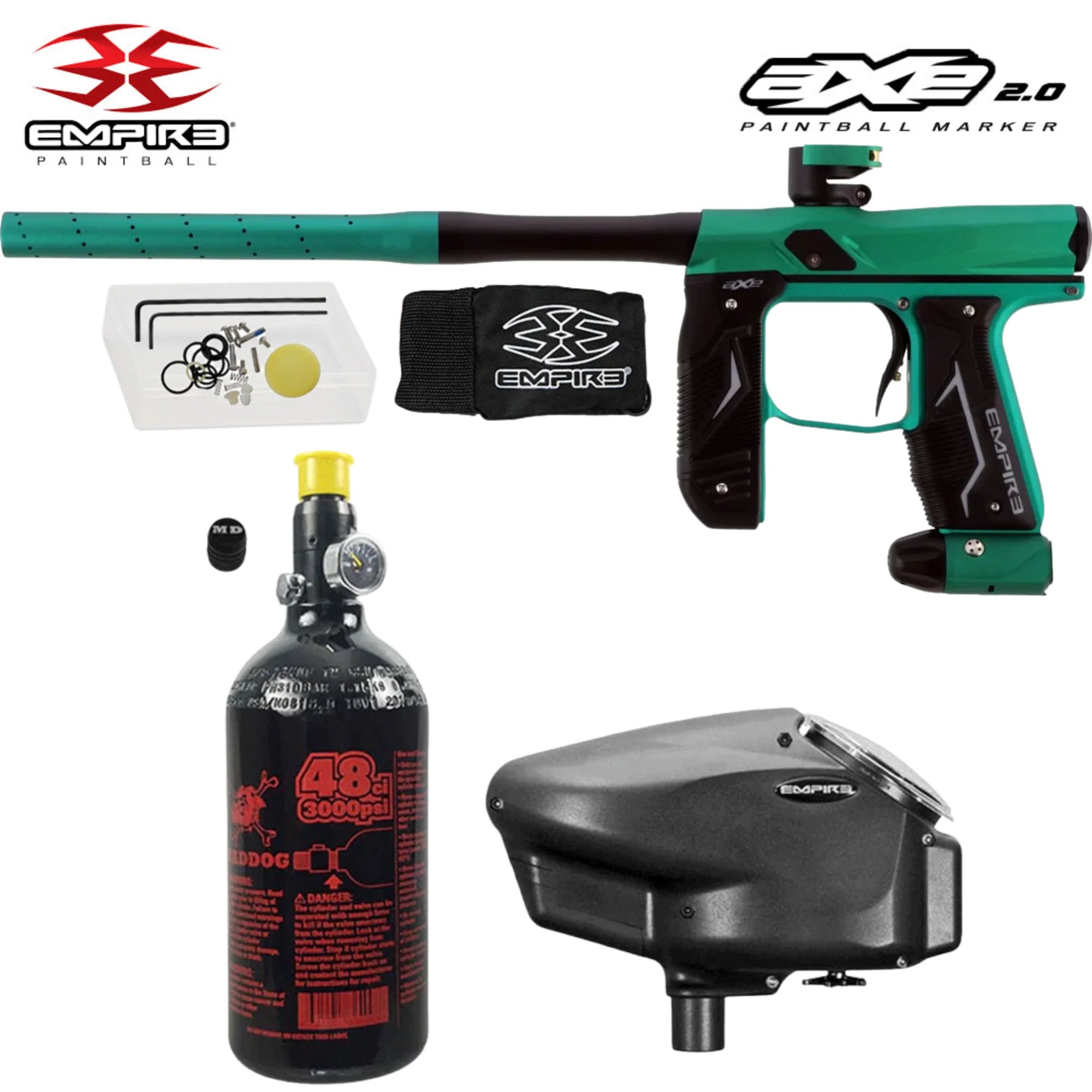 Empire Axe 2.0 Electronic Paintball Gun Marker Packages | Maddog All-In-One Starter Kits
