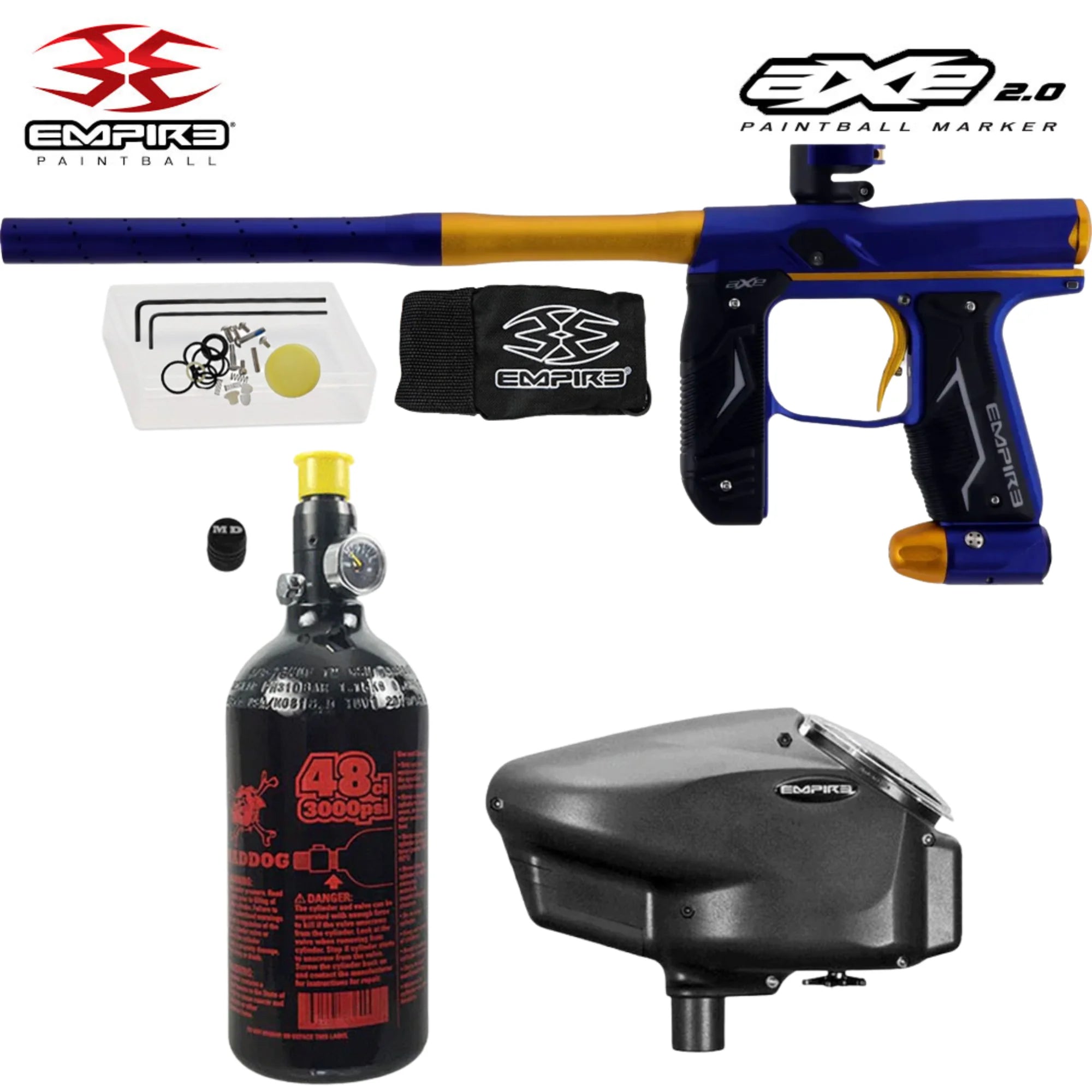 Empire Axe 2.0 Electronic Paintball Gun Marker Packages | Maddog All-In-One Starter Kits