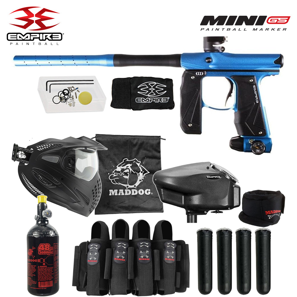 Empire Mini GS Electronic Marker Packages (HPA Kits) std config, marker, ready to play feel, for speedball, hero view