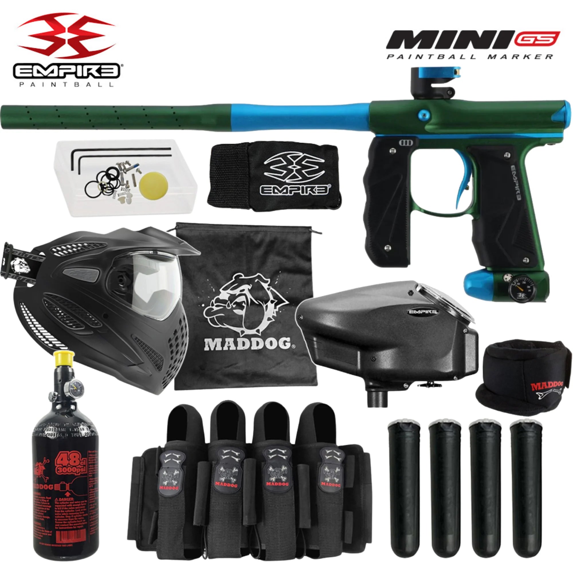 Empire Mini GS Electronic Paintball Marker Packages (HPA Kits)
