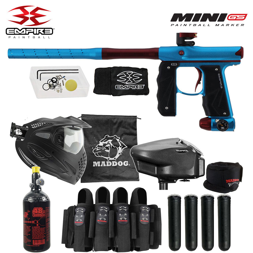 Empire Mini GS Electronic Marker Packages (HPA Kits) std config, marker, accurate marker control, for speedball, side profile