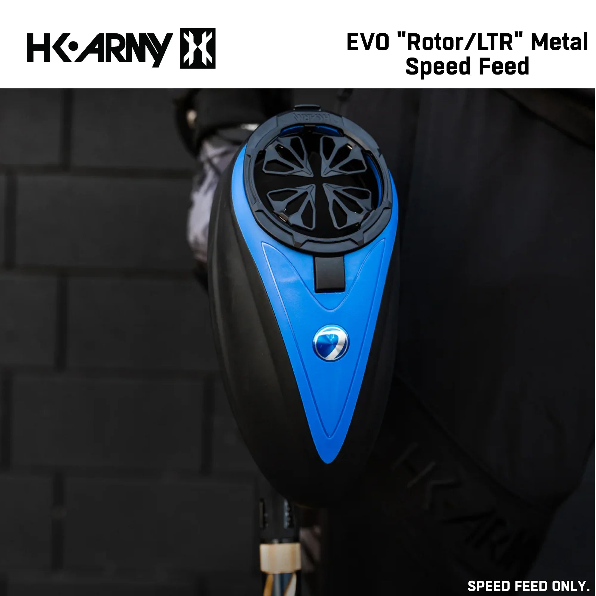 HK Army Evo Pro Metal Speed Feed Paintball Loader Accessory - DYE Rotor / L-TR