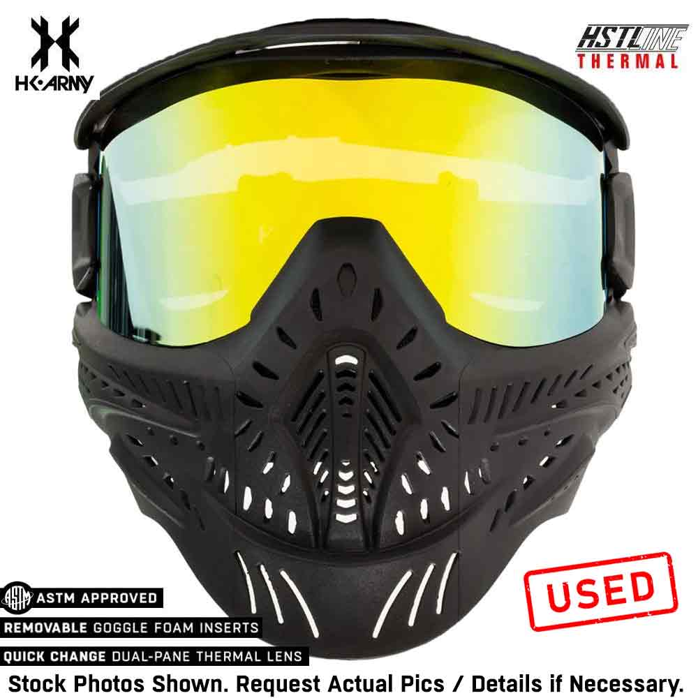 CLEARANCE HK Army HSTL Goggle Paintball Airsoft Mask with Anti Fog Thermal Lens