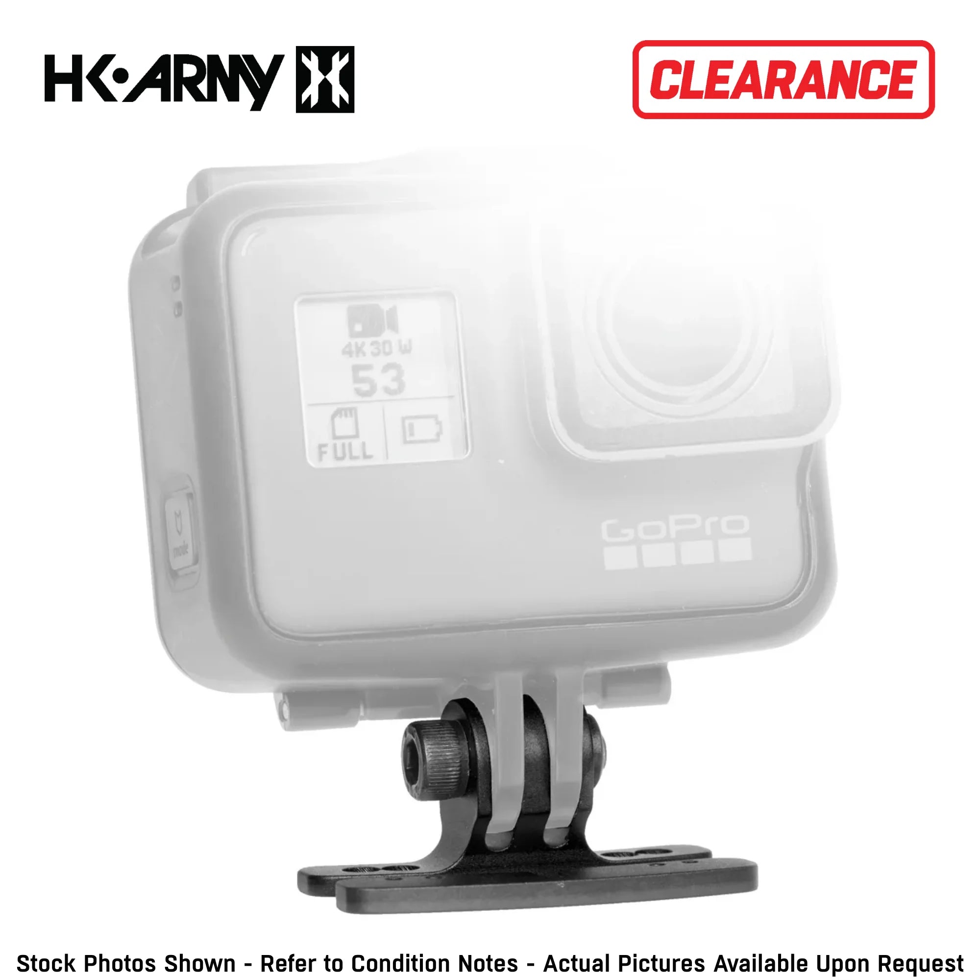 CLEARANCE HK Army Paintball & Airsoft Goggle Camera Mount for GoPro & Action Cameras - Open Box / Used