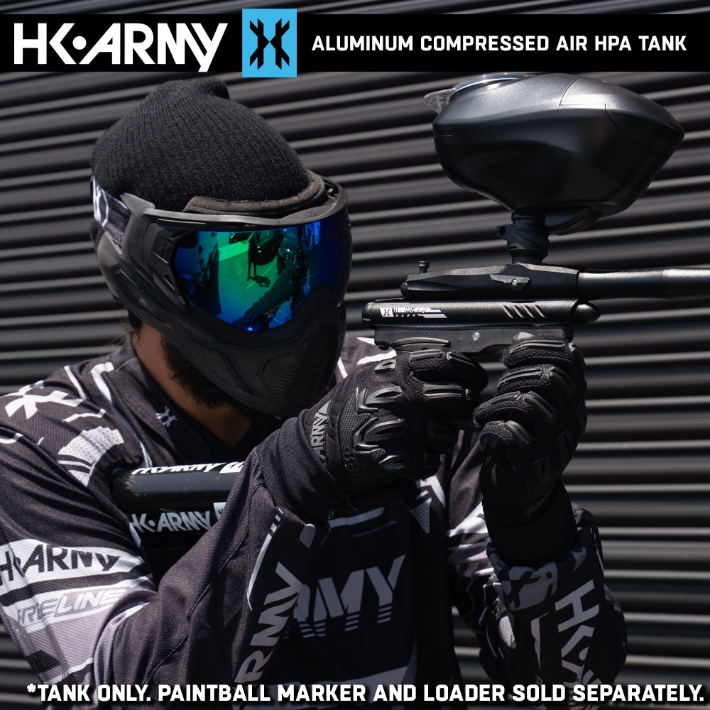 CLEARANCE HK Army 26ci / 3000psi Aluminum Compressed Air HPA Paintball Tank - Black - 2024 Hydro | Used But NOT Abused