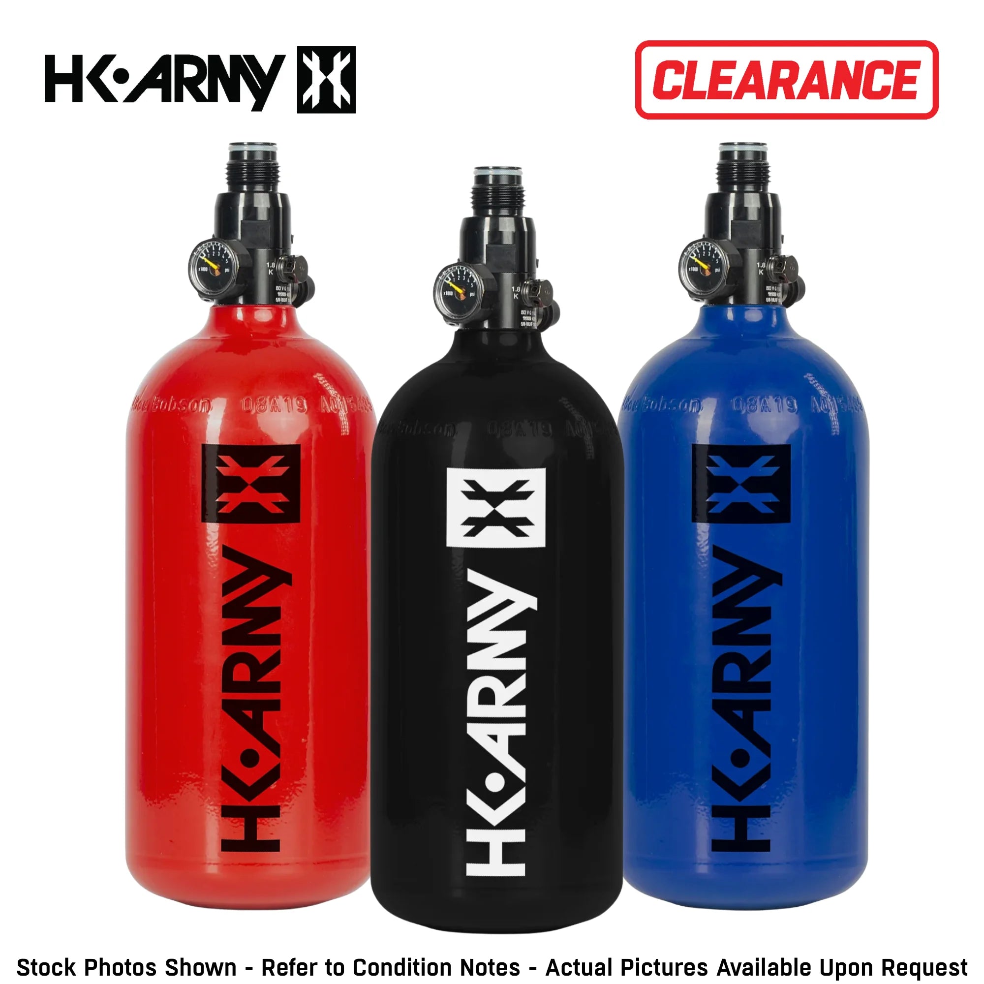 CLEARANCE HK Army 48ci 3000psi Aluminum HPA Paintball Tank – Open Box / Used