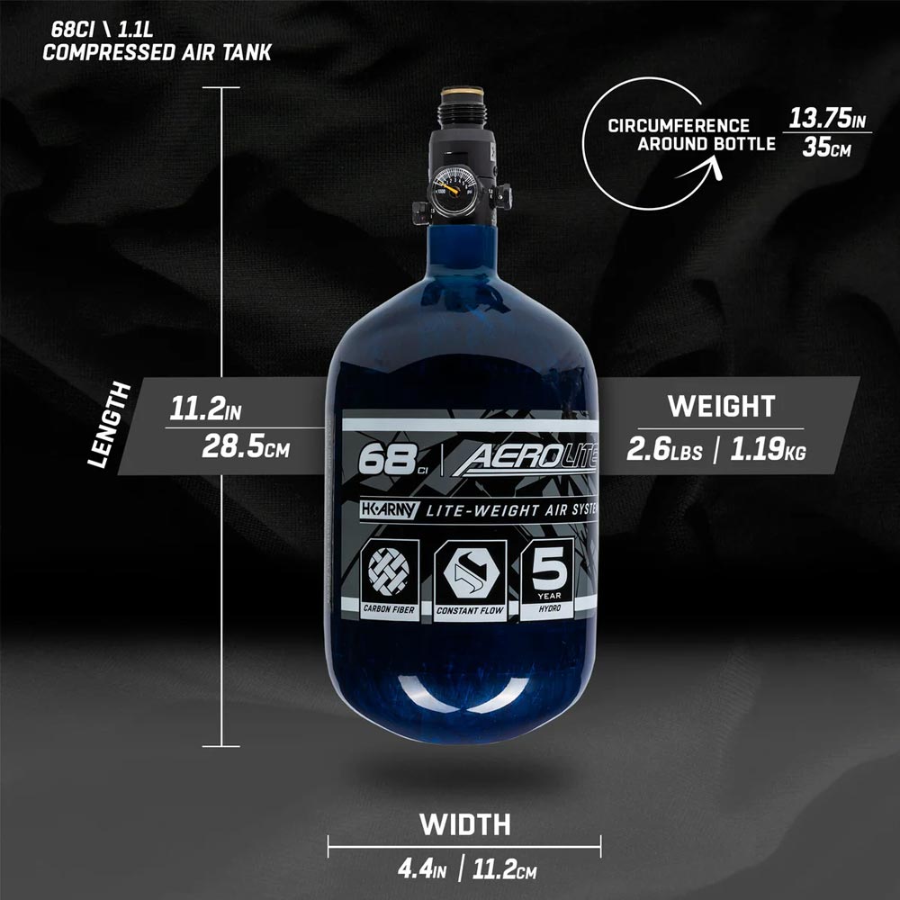 HK Army 4500PSI AEROLITE HPA Compressed Air Tank System