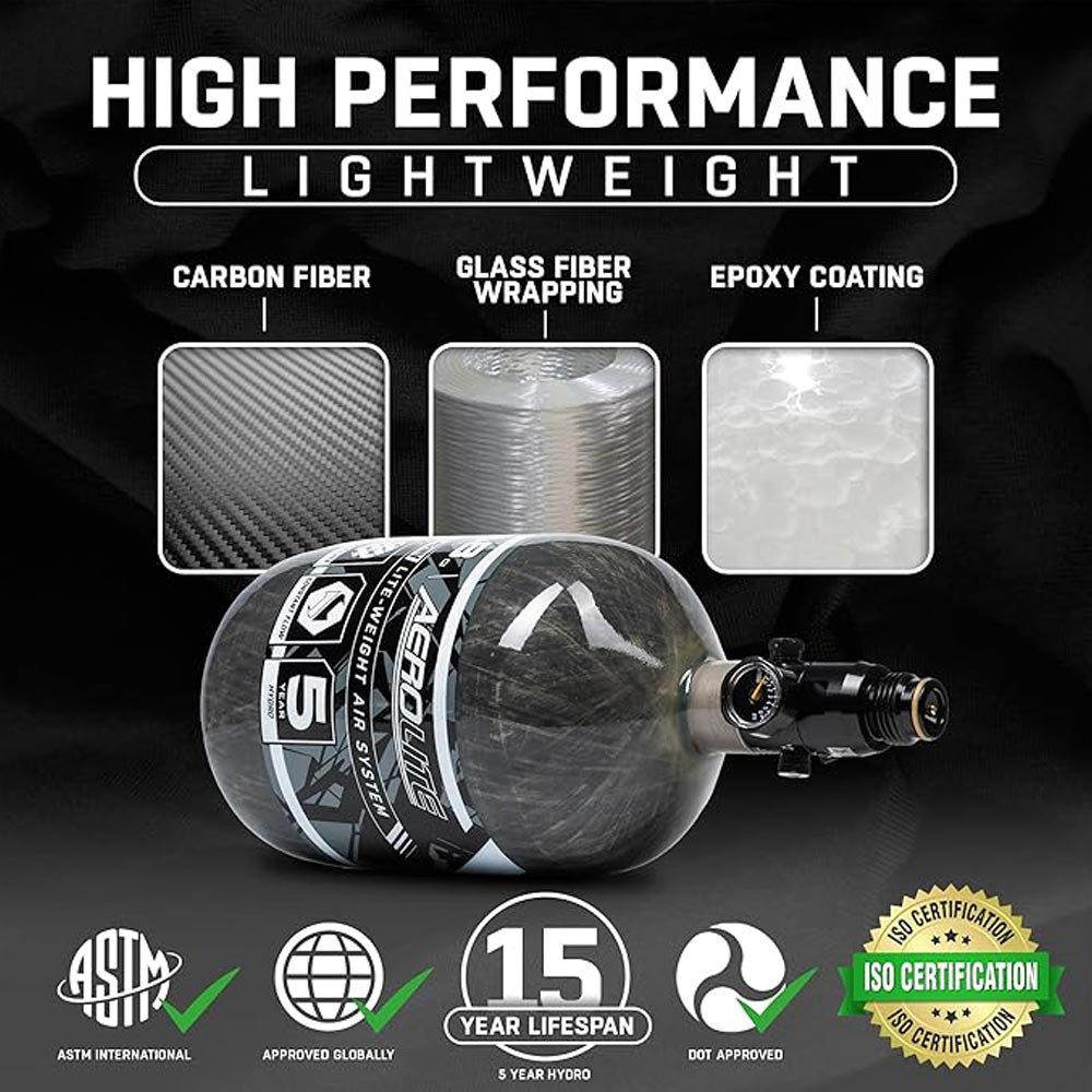 HK Army 4500PSI AEROLITE HPA Compressed Air Tank System