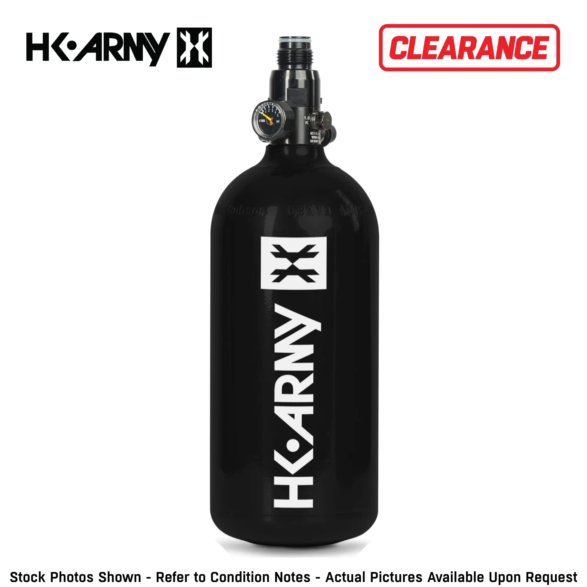CLEARANCE HK Army 48ci 3000psi Aluminum HPA Paintball Tank – Open Box / Used