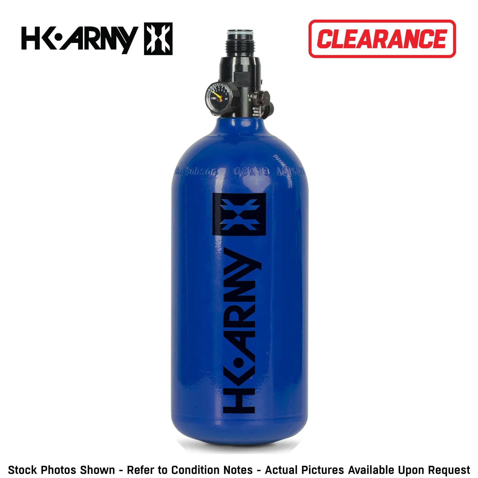 CLEARANCE HK Army 48ci 3000psi Aluminum HPA Paintball Tank – Open Box / Used